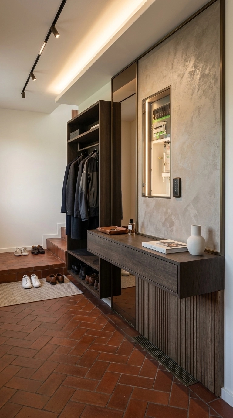 Hallway interior in Contemporary style — photo by GenRoom AI
