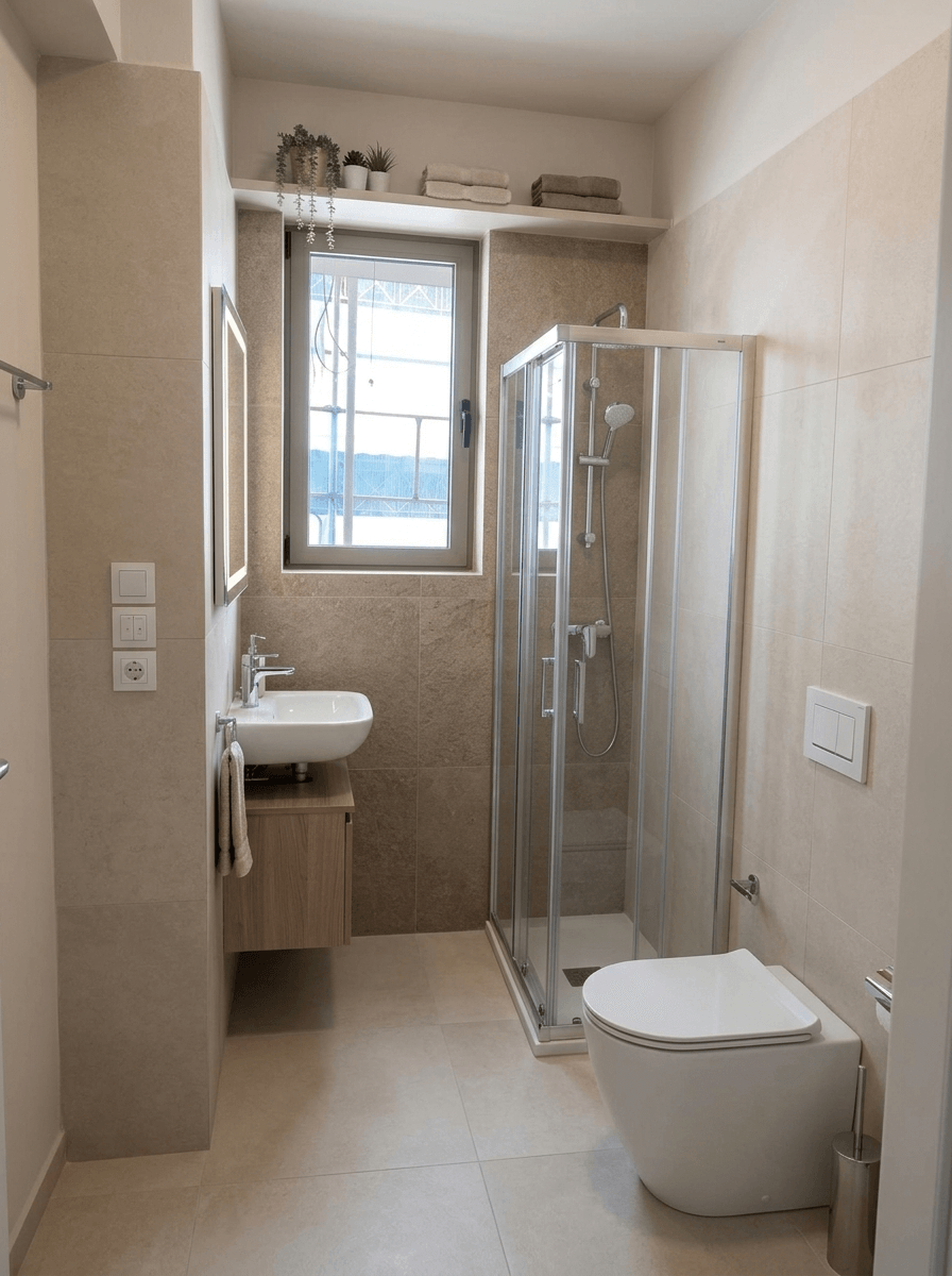 Bathroom interior in no_style style — photo by GenRoom AI