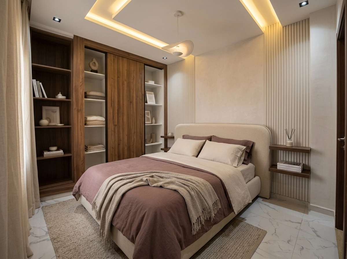 Minimalism Bedroom design — interior photo by GenRoom AI