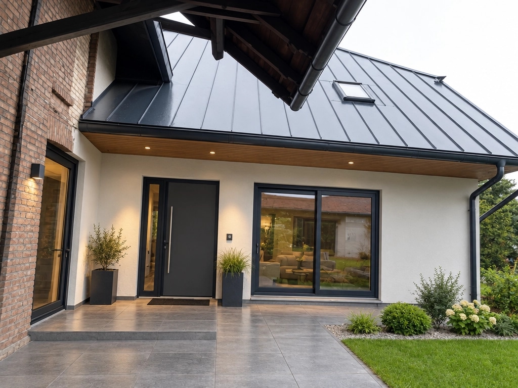Facade design in Hi-Tech Facade style — Facade by GenRoom AI