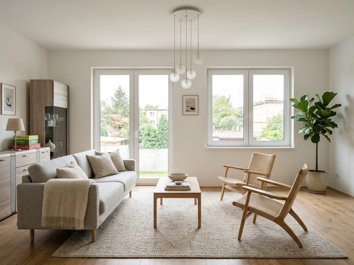 Scandinavian Living Room design — interior photo by GenRoom AI