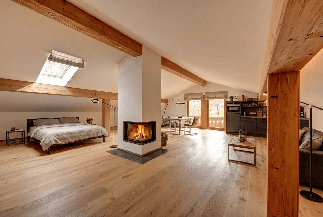 Design de interiores em estilo Loft / Industrial — studio por GenRoom AI