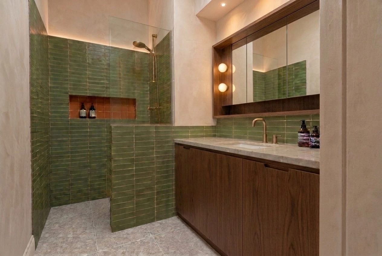 Bathroom interior in no_style style — photo by GenRoom AI