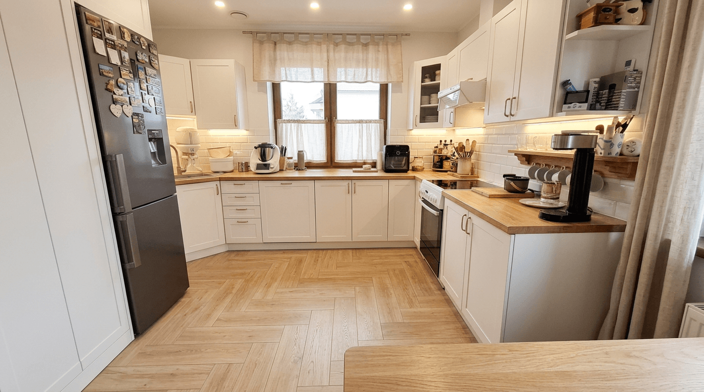 Interior design in Scandinavian style — Kitchen by GenRoom AI