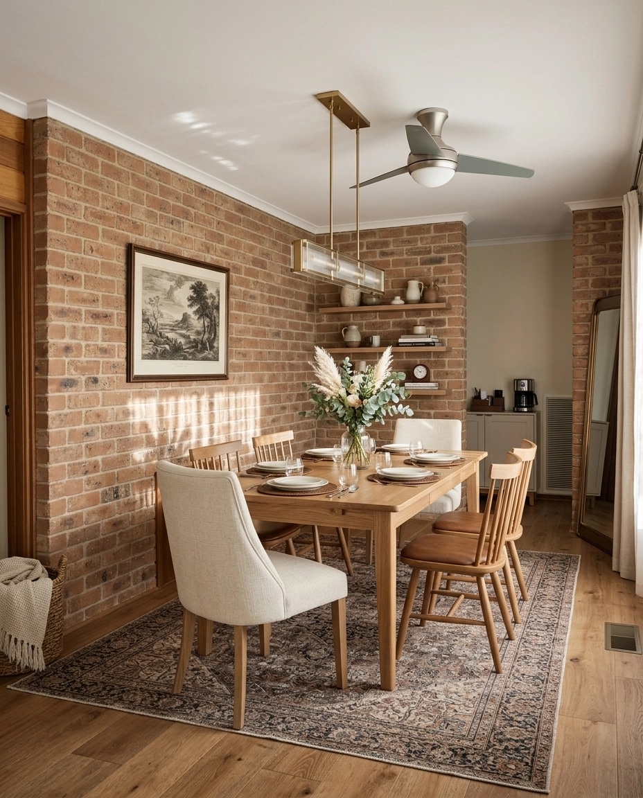 Interior design in Transitional style — dining_room by GenRoom AI