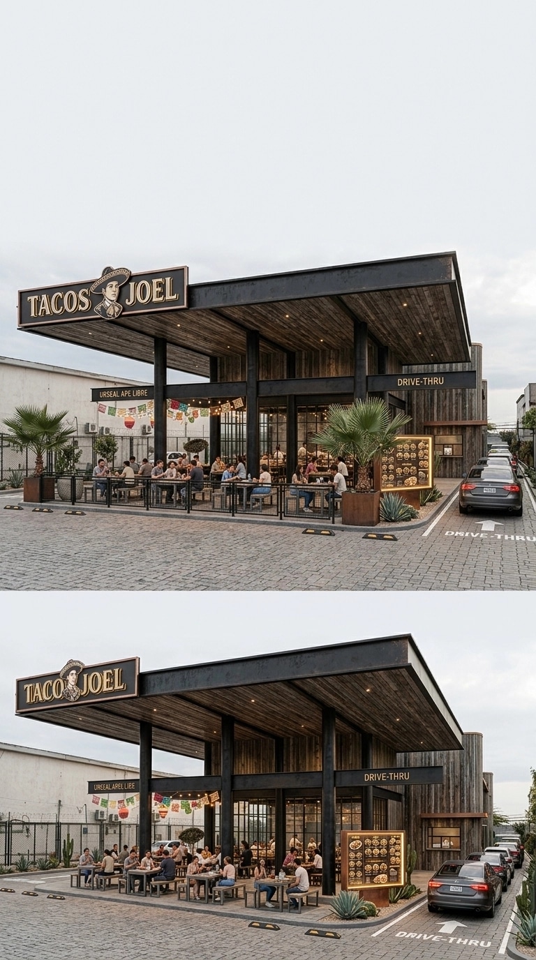 Facade design in Loft Facade style — Facade by GenRoom AI