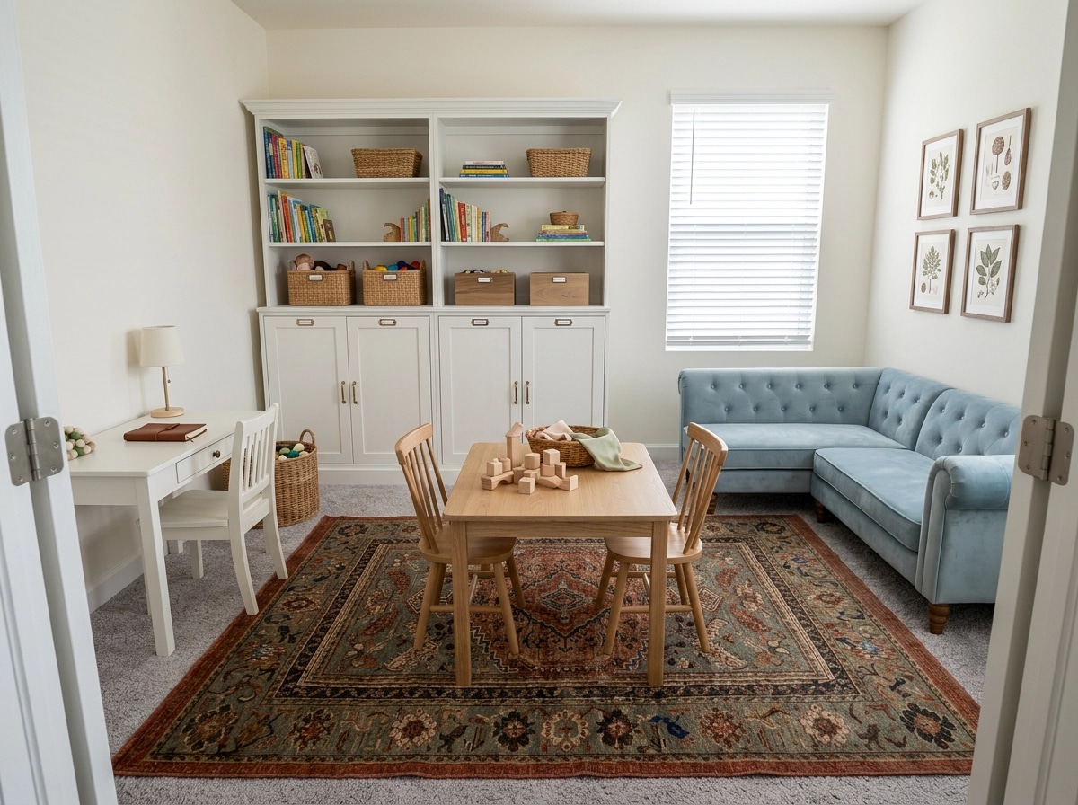 Interior design in Classic style — Kids Room by GenRoom AI