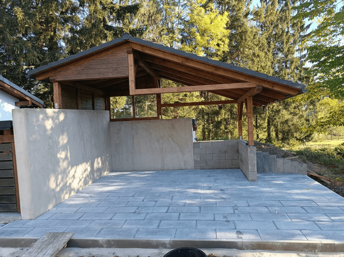 Yard design in no_style style — photo by GenRoom AI