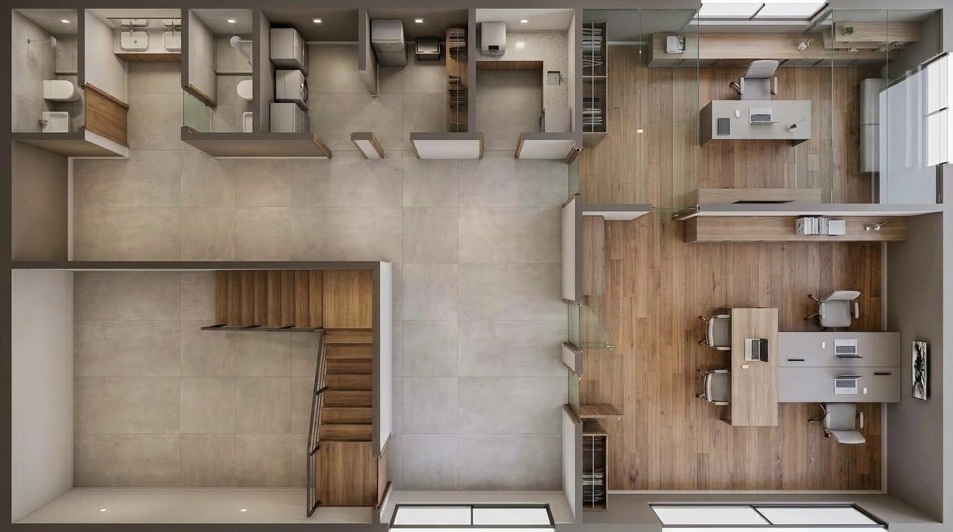 Interior design in Contemporary style — Living Room by GenRoom AI