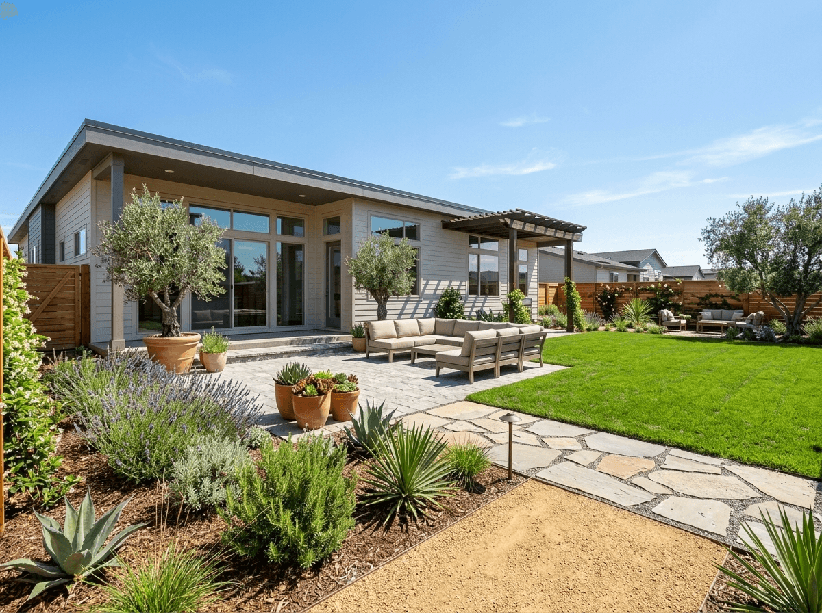Yard design in no_style style — photo by GenRoom AI