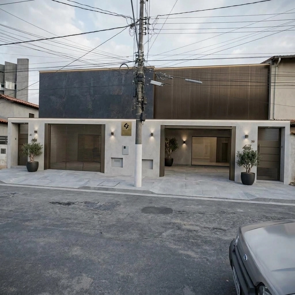 Minimalist Facade Facade design — facade photo by GenRoom AI
