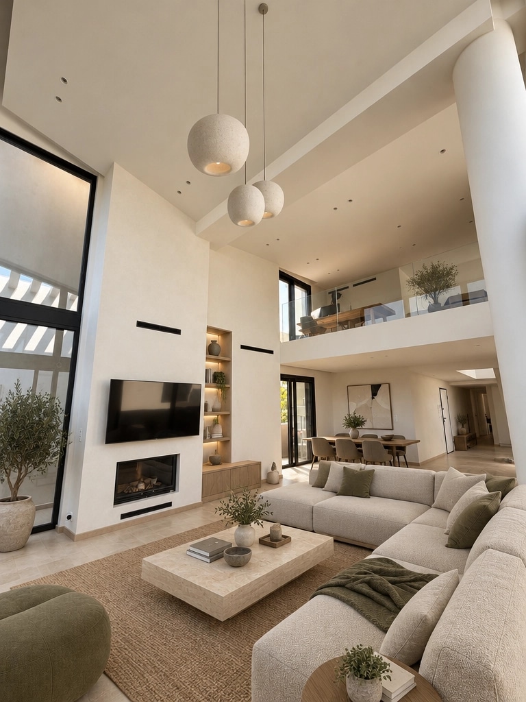 Interior design in Minimalism style — Living Room by GenRoom AI