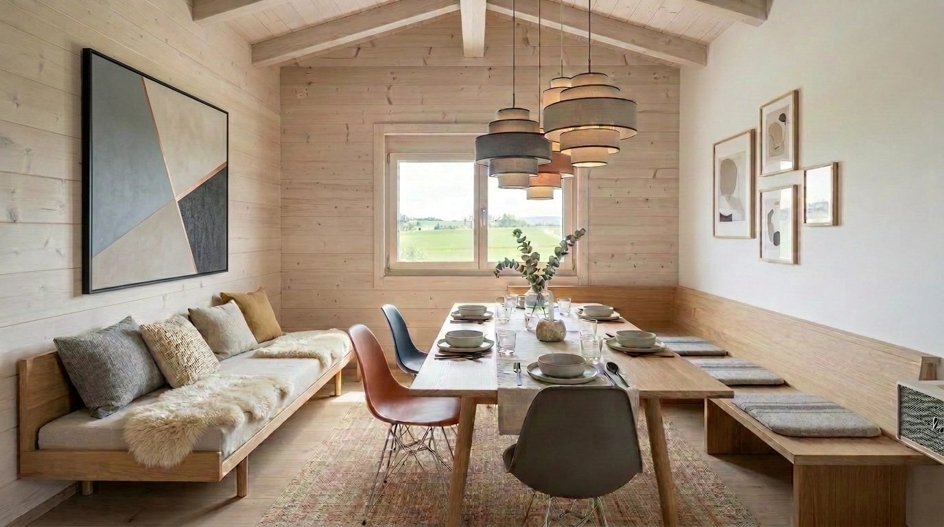 Interior design in Coastal / Hamptons style — dining_room by GenRoom AI