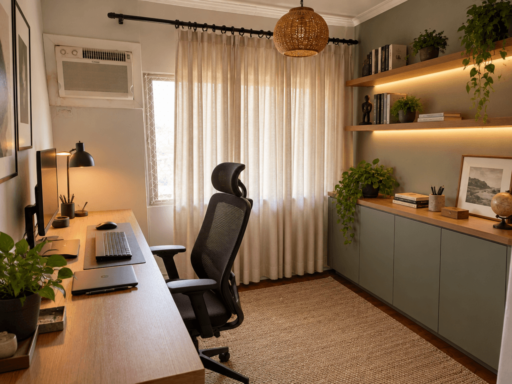 Office interior in no_style style — photo by GenRoom AI