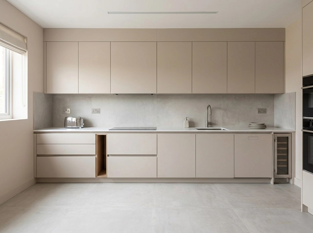 Minimalism Kitchen design — interior photo by GenRoom AI