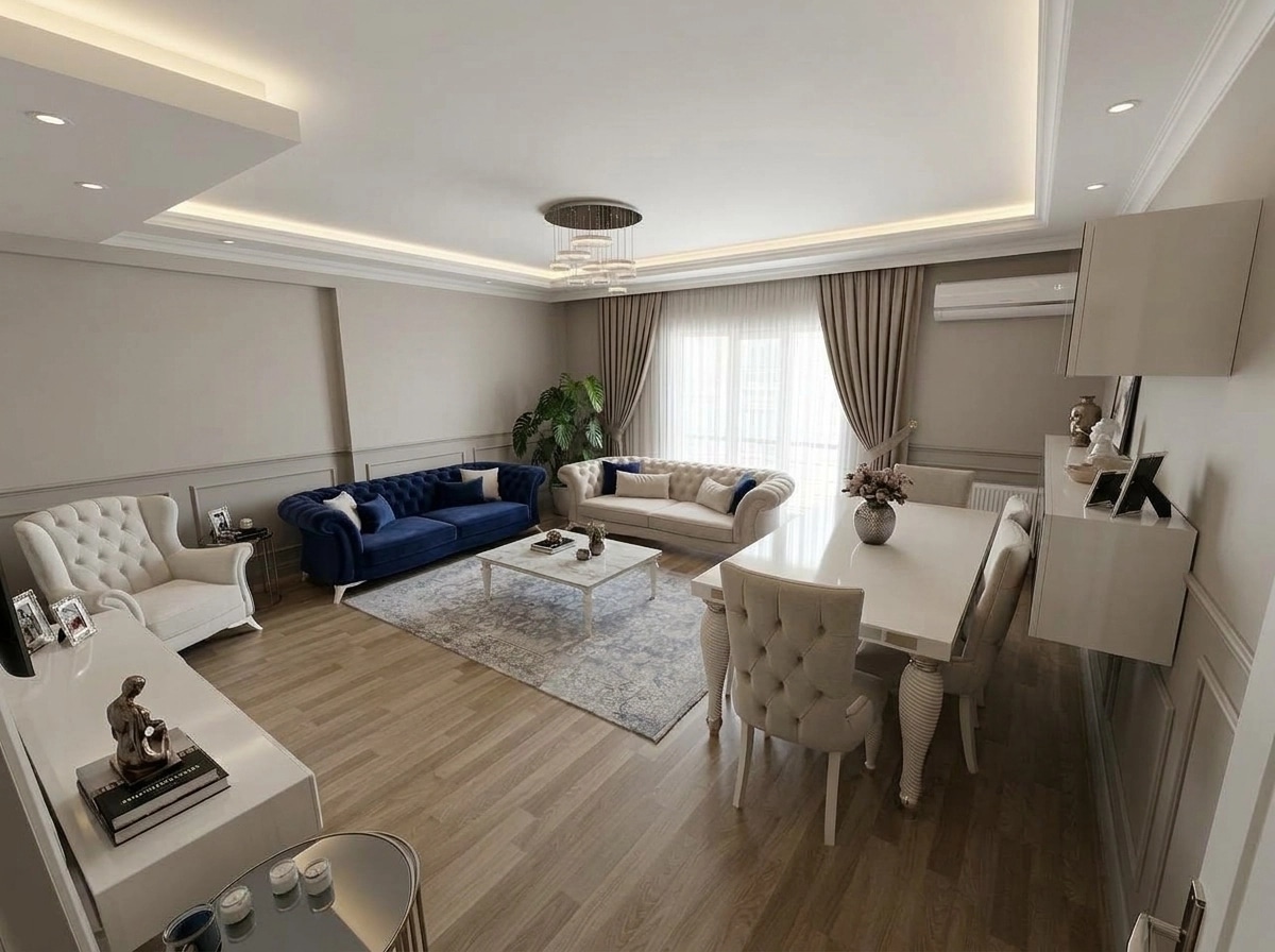 Interior design in Transitional style — Living Room by GenRoom AI