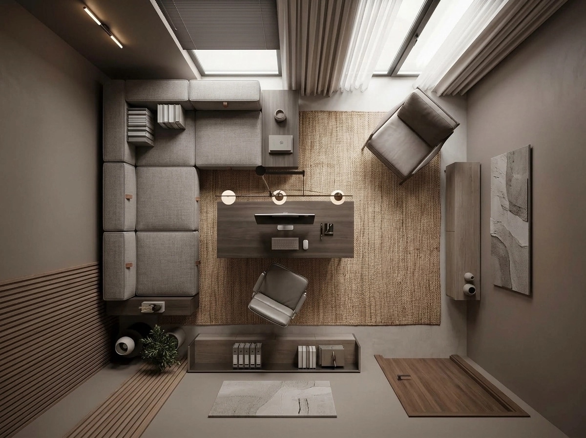 Interior design in Contemporary style — Living Room by GenRoom AI