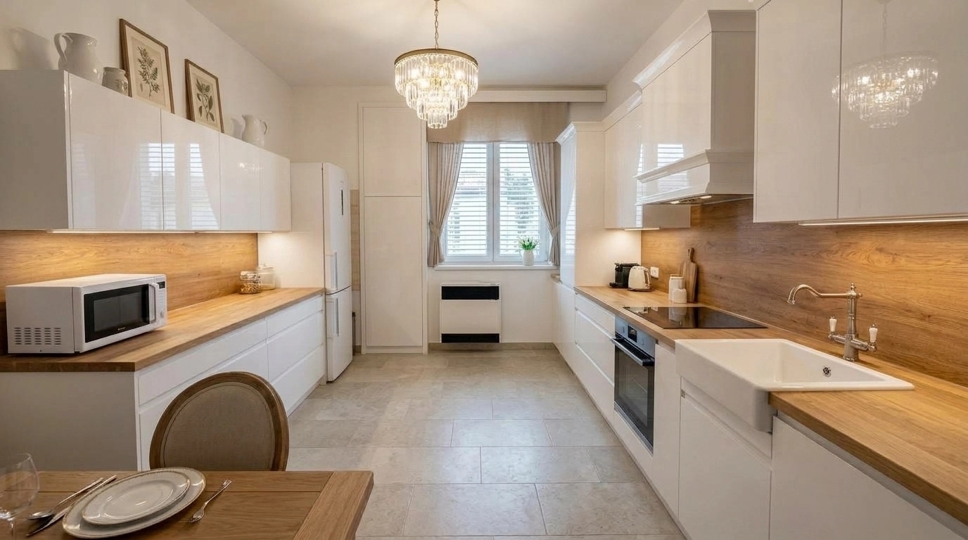 Interior design in Transitional style — Kitchen by GenRoom AI