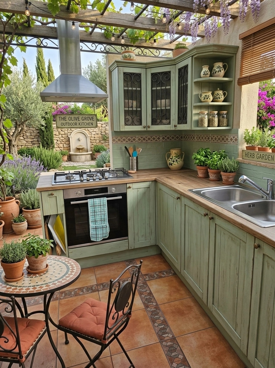 Landscape design in Mediterranean Yard style — Yard by GenRoom AI