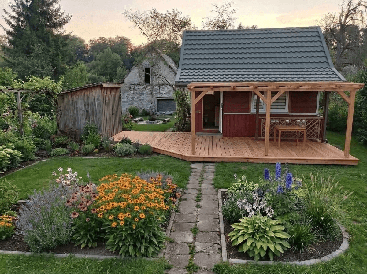 Yard design in no_style style — photo by GenRoom AI