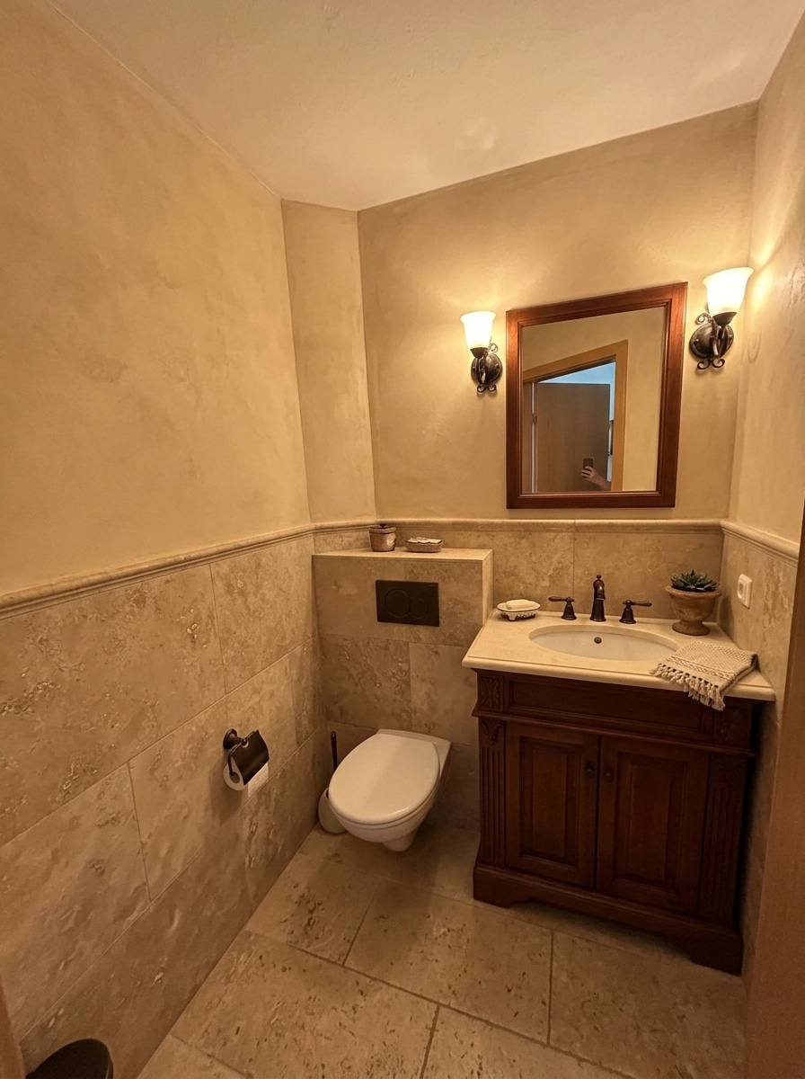Bathroom interior in no_style style — photo by GenRoom AI