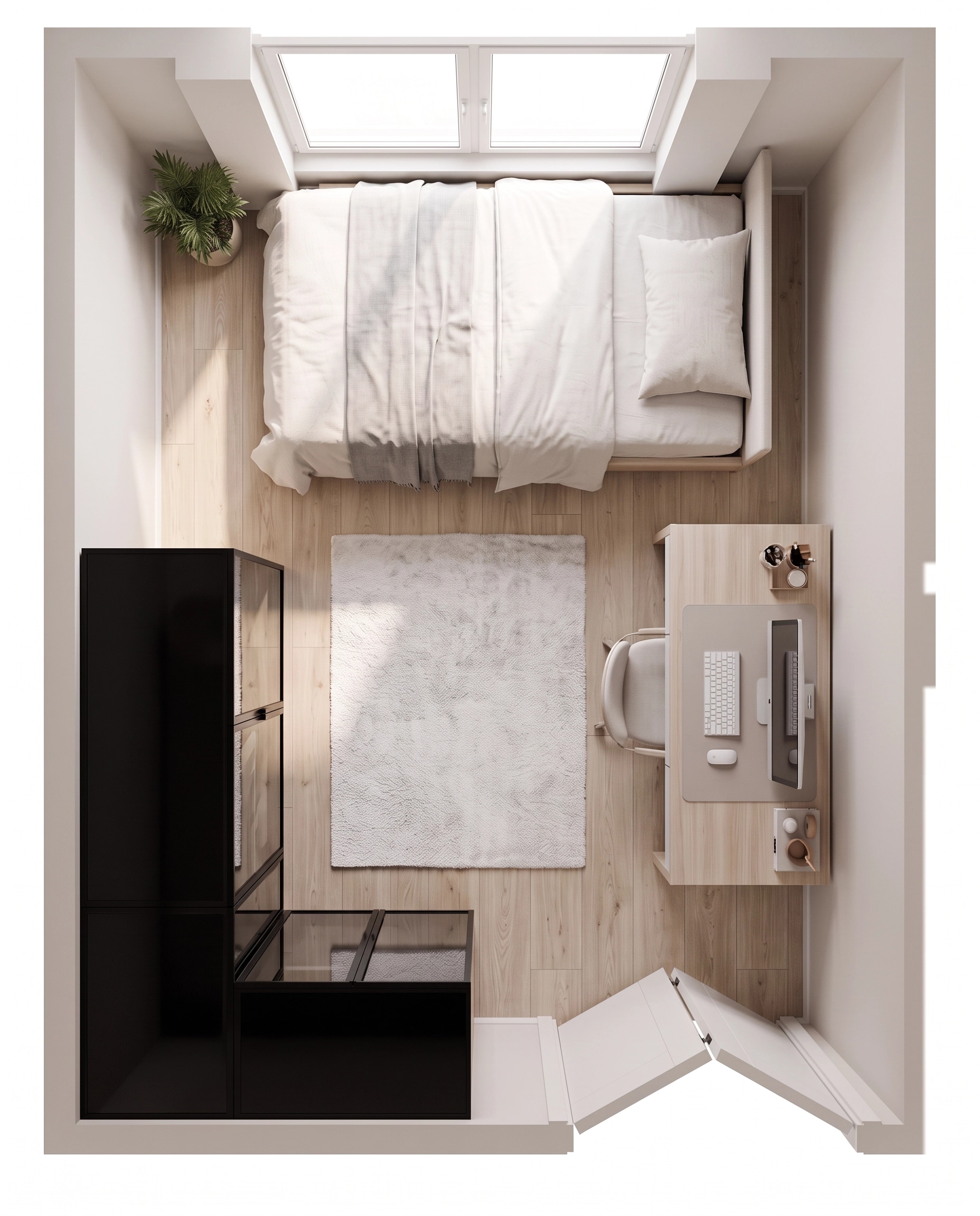 Interior design in Minimalism style — Living Room by GenRoom AI