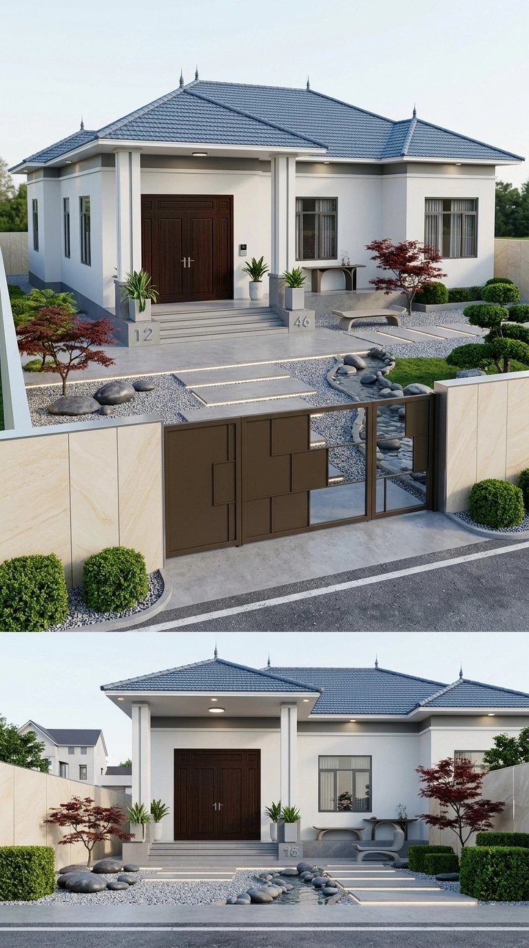 Minimalist Facade Facade design — facade photo by GenRoom AI