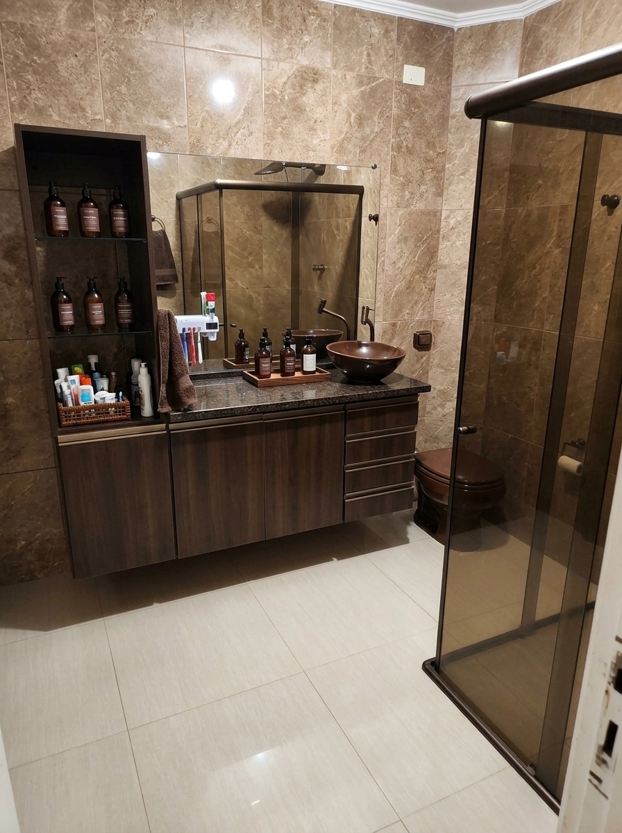 Bathroom interior in no_style style — photo by GenRoom AI