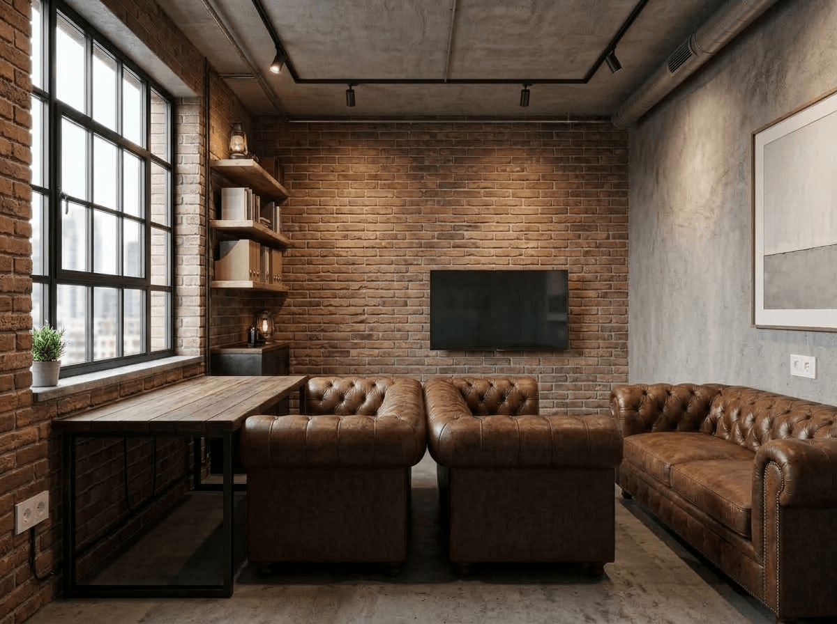 Interior design in Loft / Industrial style — other by GenRoom AI