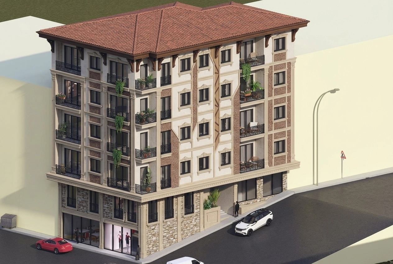 Facade design in Eclectic Facade style — Facade by GenRoom AI