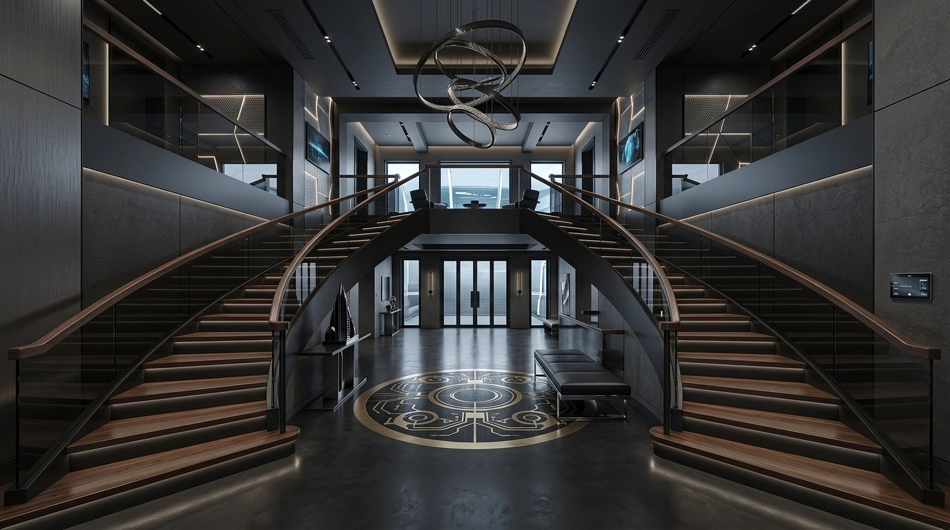 Interior design in Blacktec style — other by GenRoom AI