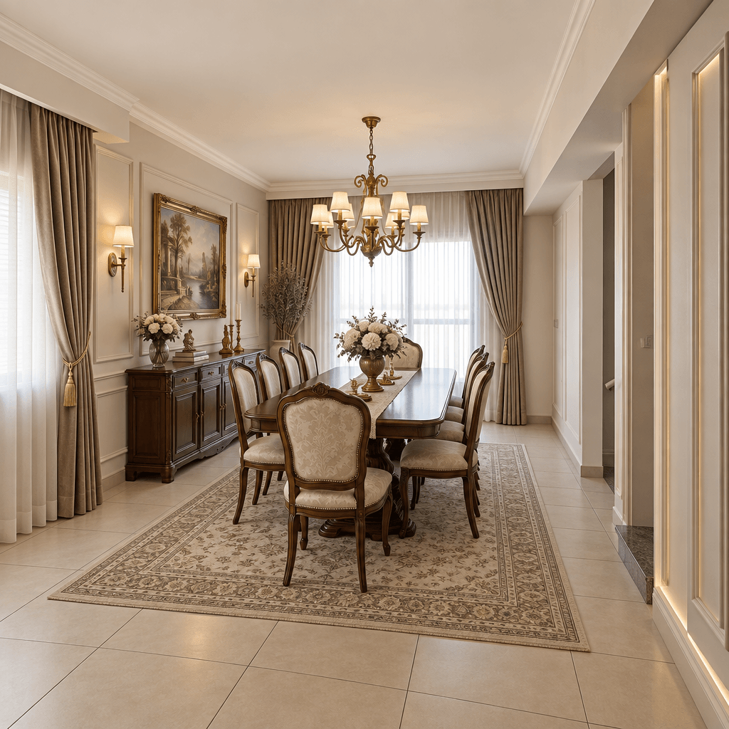 Interior design in Classic style — dining_room by GenRoom AI