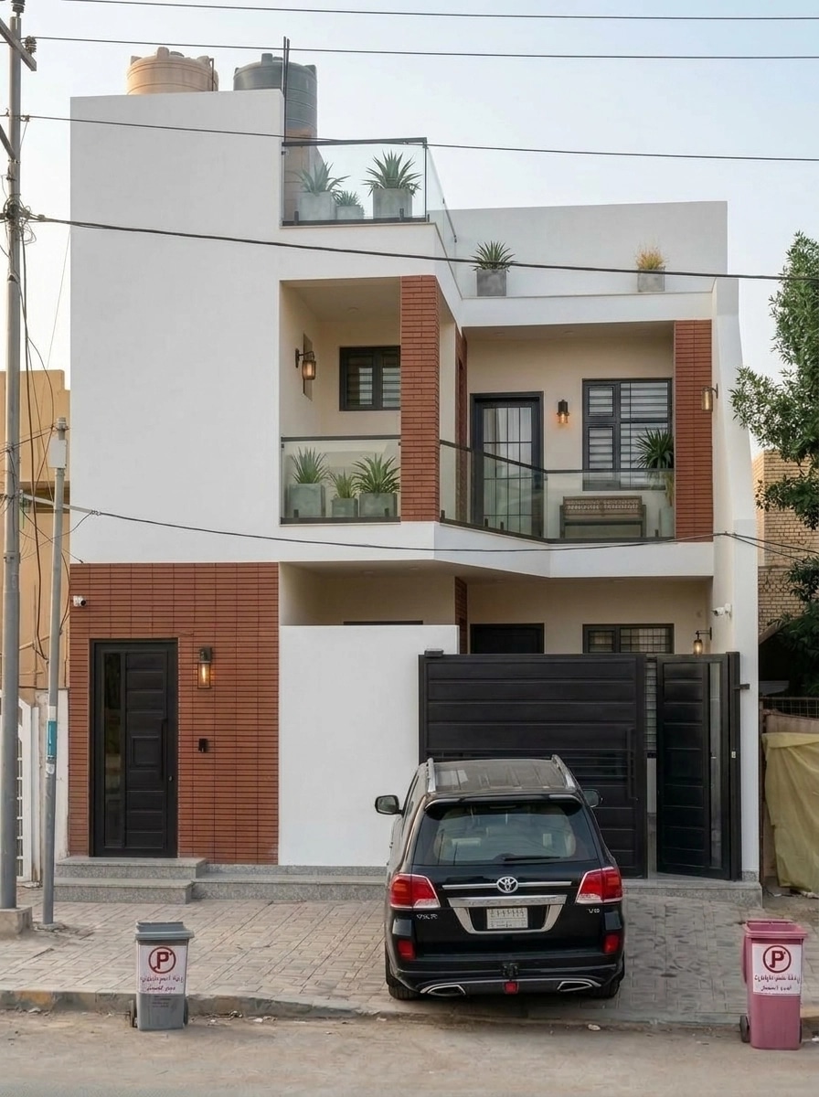 Facade design in Loft Facade style — Facade by GenRoom AI