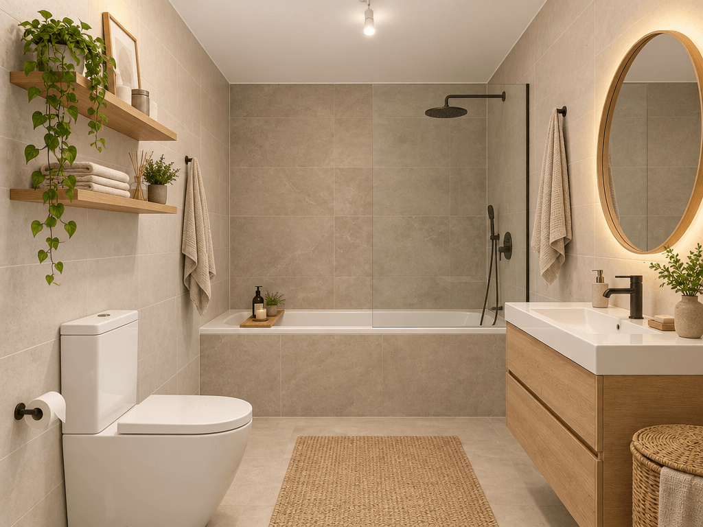 Interior design in Scandinavian style — Bathroom by GenRoom AI