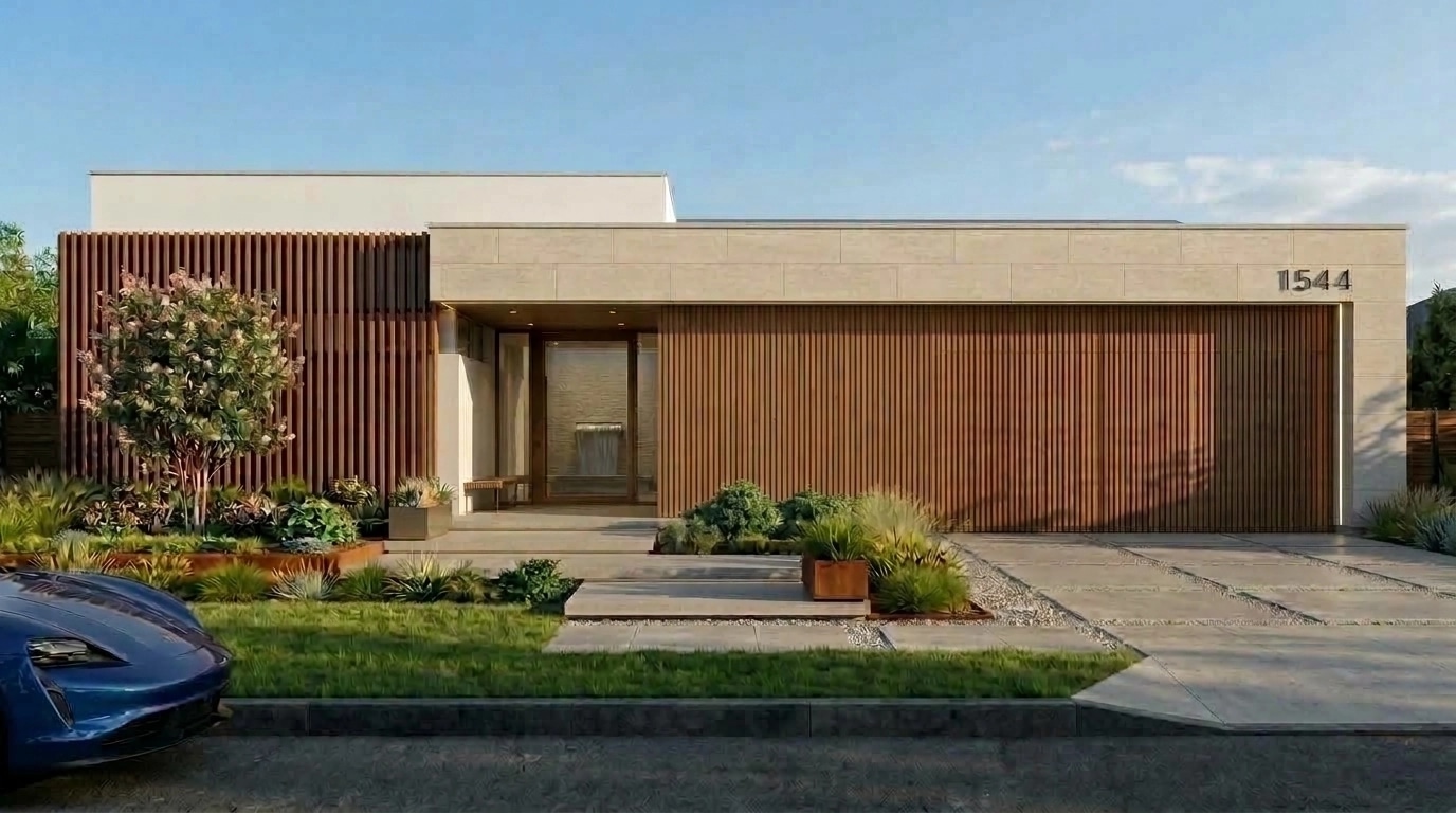 Contemporary Facade Facade design — facade photo by GenRoom AI