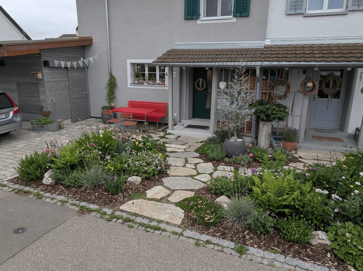 Landscape design in Eco Natural Garden style — Yard by GenRoom AI