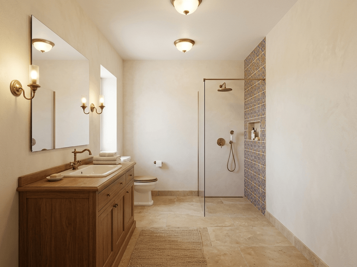 Bathroom interior in no_style style — photo by GenRoom AI