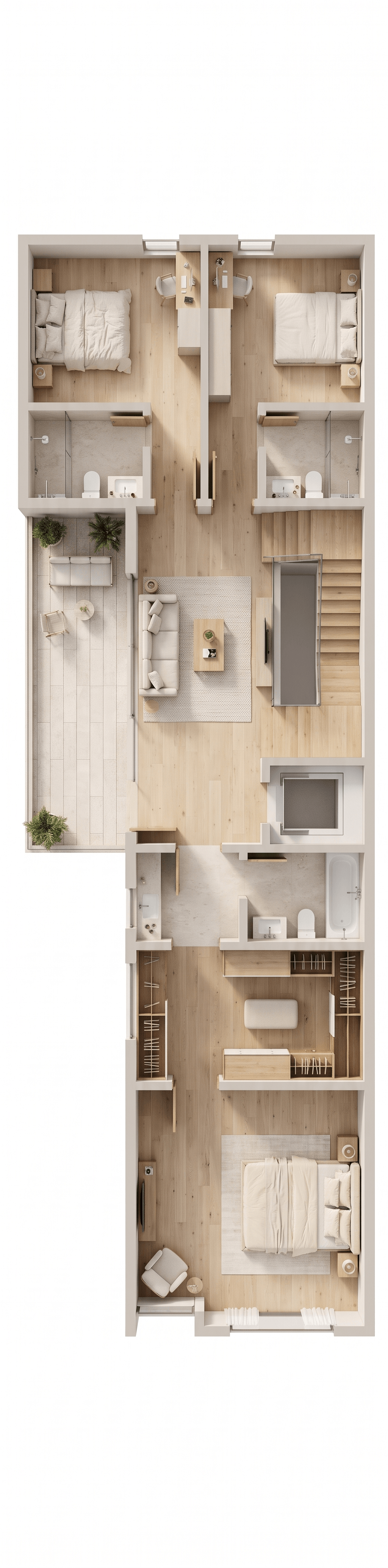 Interior design in Minimalism style — Living Room by GenRoom AI