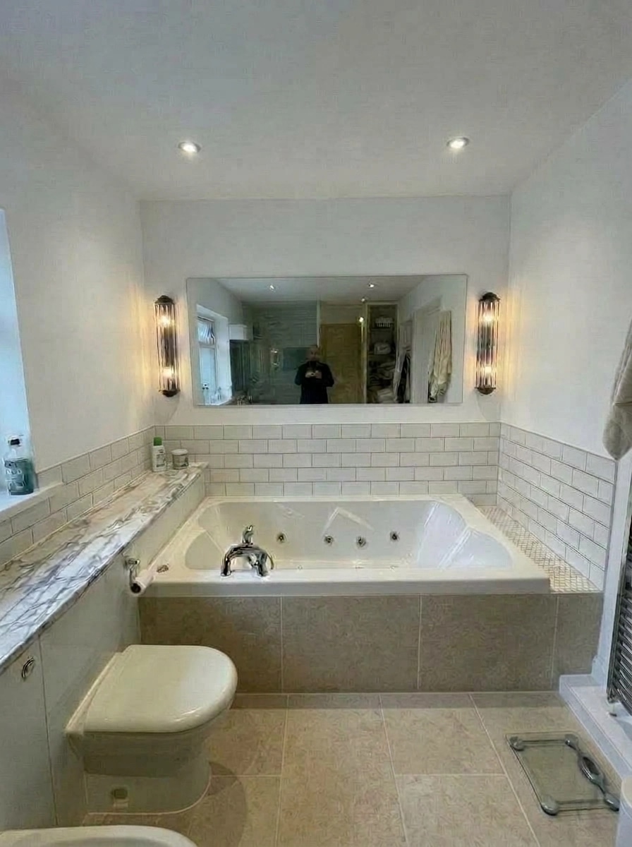 Bathroom interior in no_style style — photo by GenRoom AI