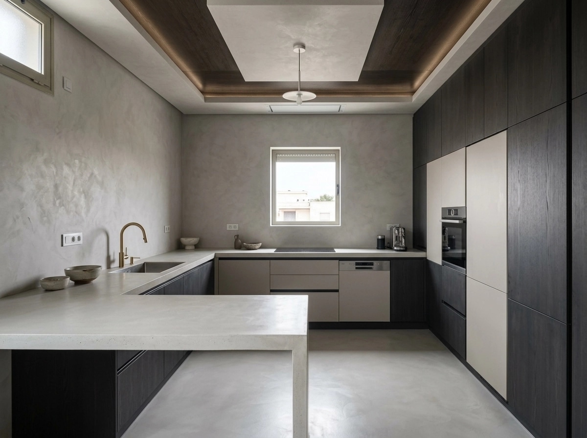 Minimalism Kitchen design — interior photo by GenRoom AI