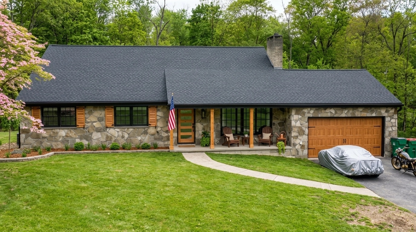 Facade design in Barnhouse Facade style — Facade by GenRoom AI