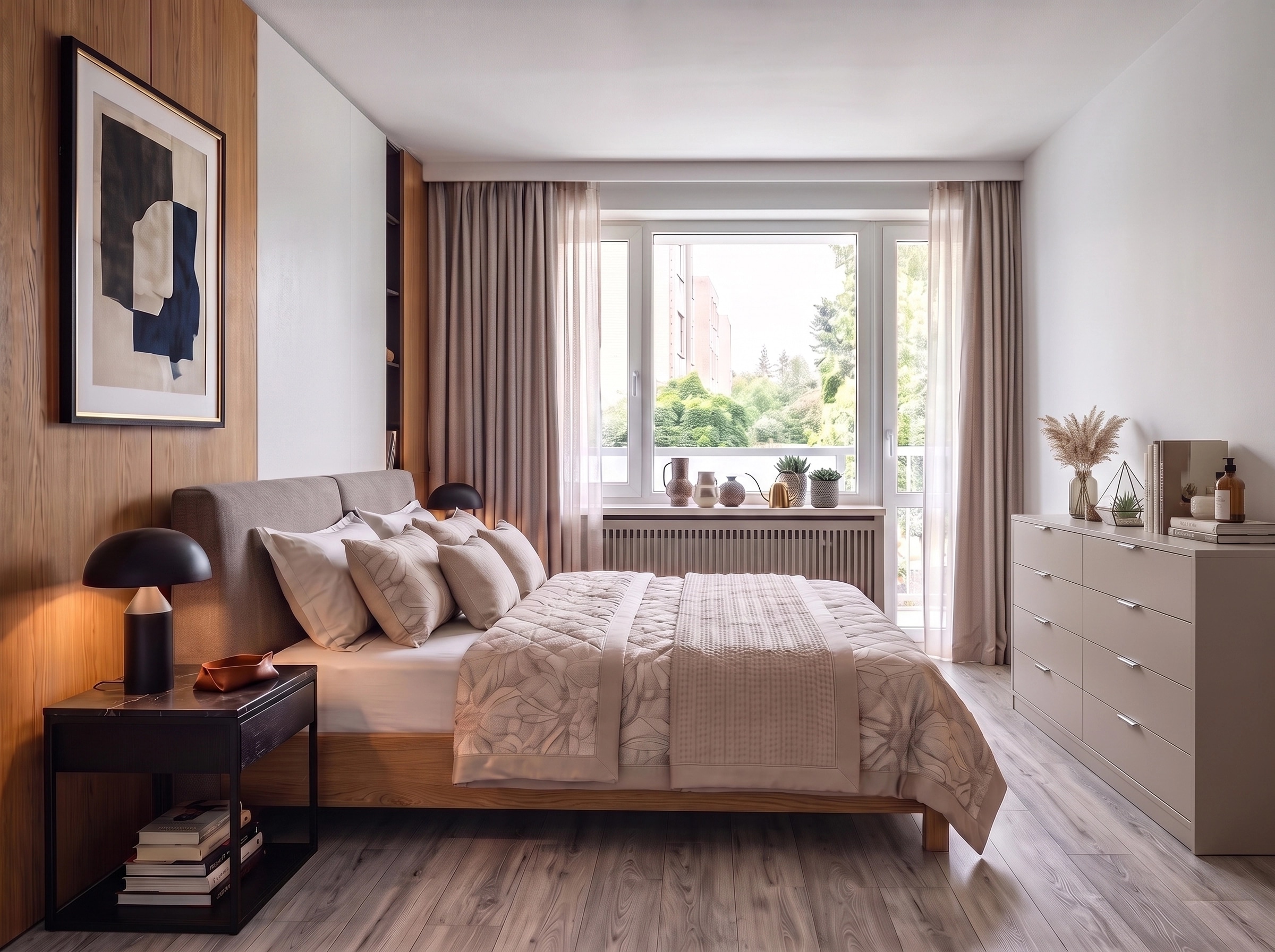 Interior design in Contemporary style — Bedroom by GenRoom AI
