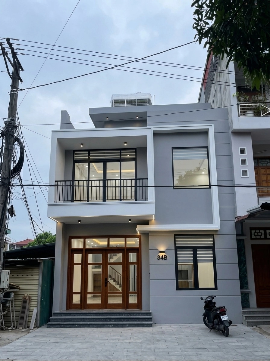 Facade design in Minimalist Facade style — Facade by GenRoom AI