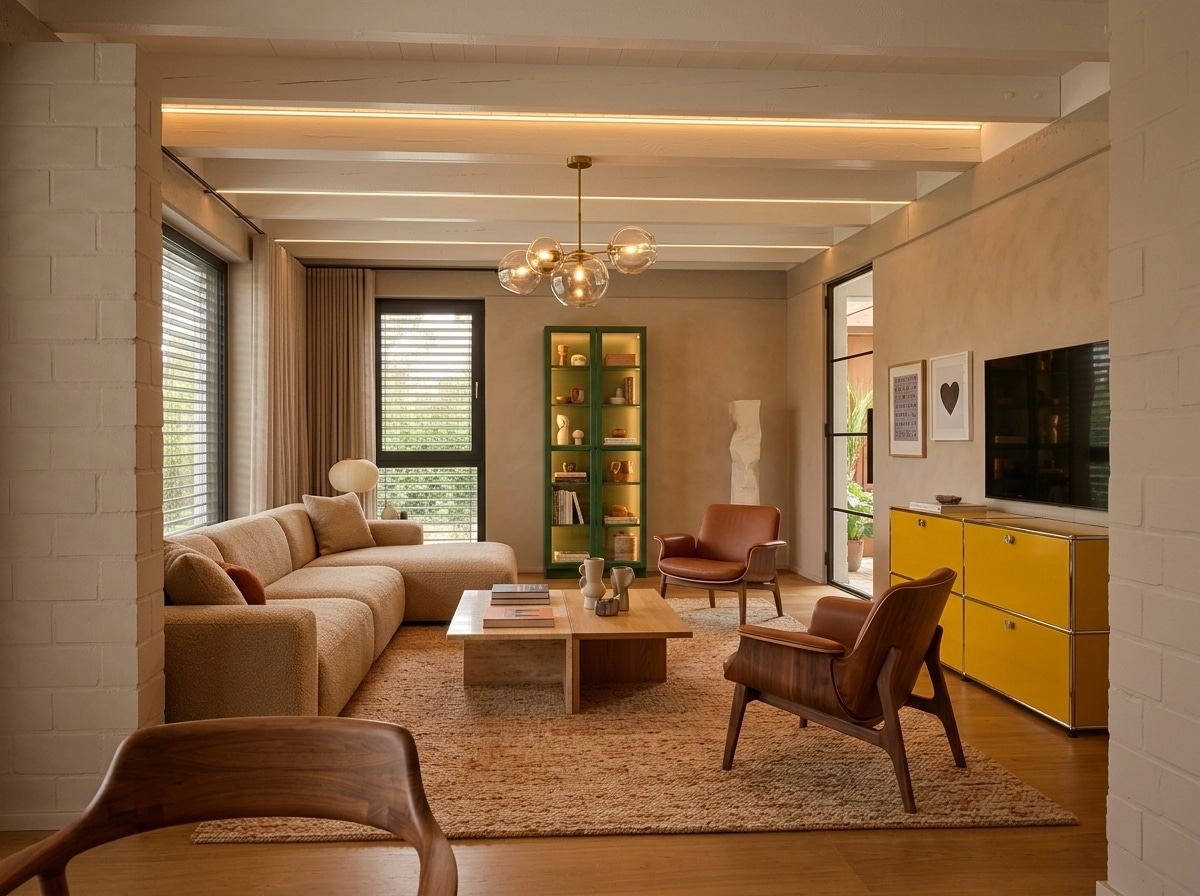 Interior design in Contemporary style — Living Room by GenRoom AI