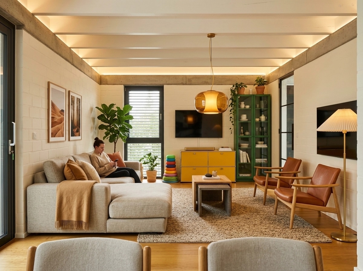 Scandinavian Living Room design — interior photo by GenRoom AI