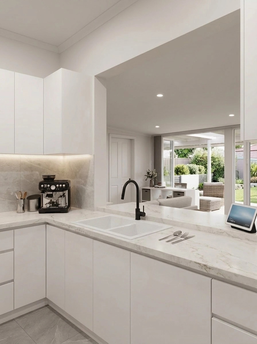 Interior design in Contemporary style — Kitchen by GenRoom AI
