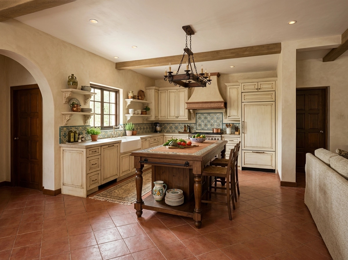 Interior design in Mediterranean style — Kitchen by GenRoom AI