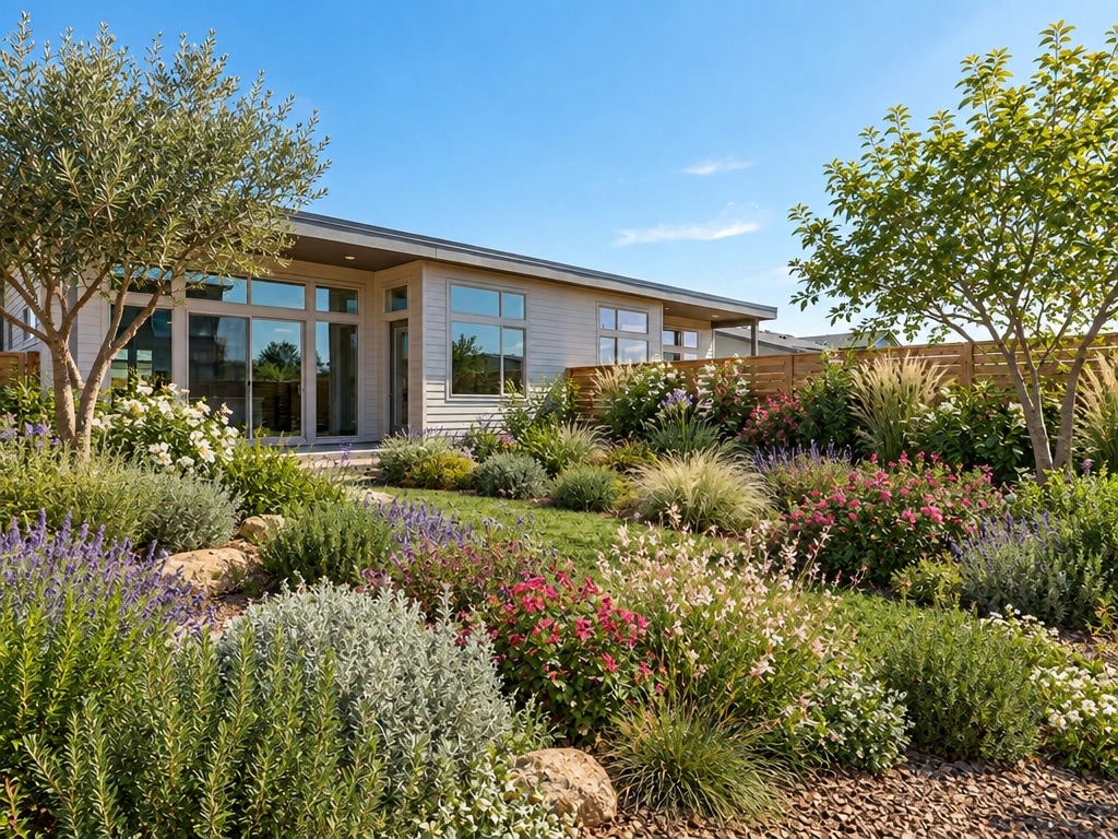 Landscape design in Eco Natural Garden style — Yard by GenRoom AI