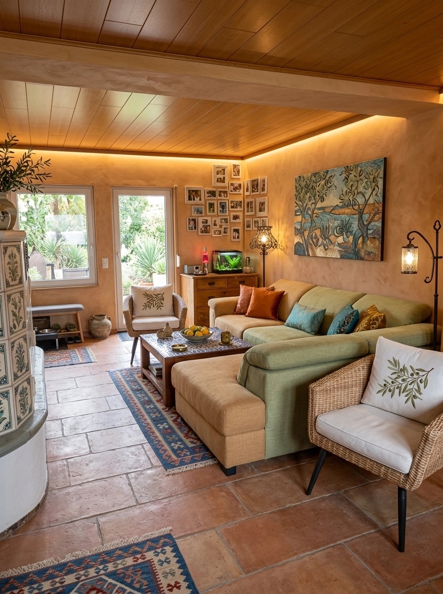 Interior design in Mediterranean style — Living Room by GenRoom AI