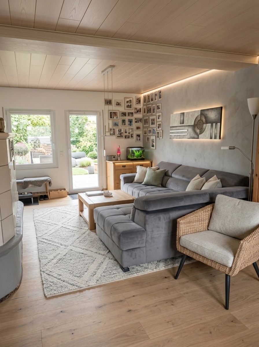 Scandinavian Living Room design — interior photo by GenRoom AI